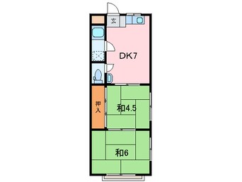 間取図 仁川コ－ポＡ棟