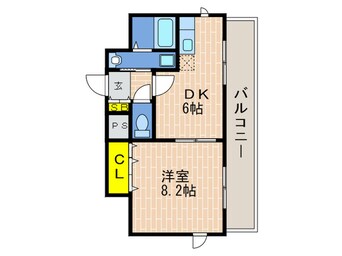間取図 シ－ガルハイツ三宮