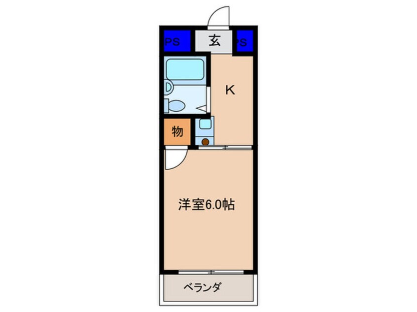 間取図 コ－ポ丸松