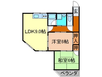 間取図 グリ－ンヒル大西第２マンション