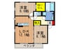 LE GRAND　AMENITY　HILL　NORTH 2LDKの間取り