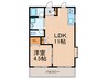ＶＩＬＬＡ篠原（２０３） 1LDKの間取り