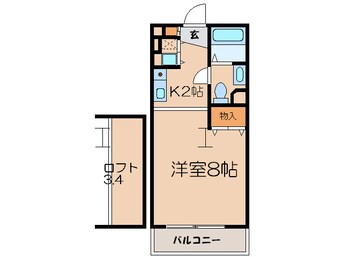 間取図 アビタ細川たかつき