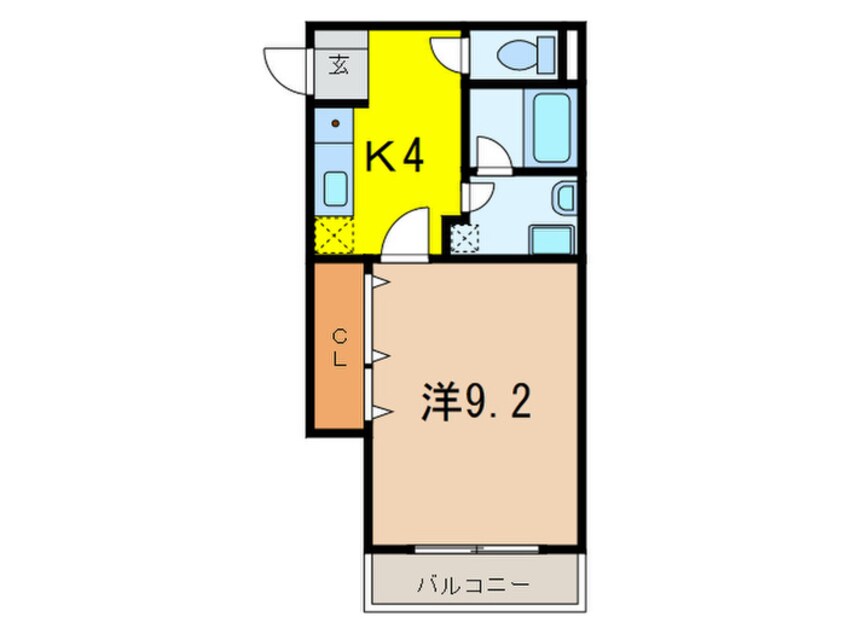 間取図 フラット甲子園