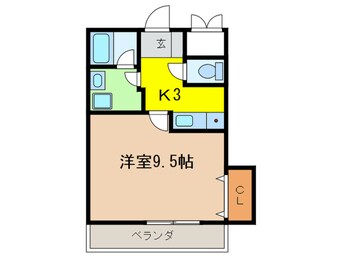 間取図 フラット甲子園