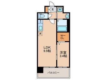 間取図 ソルテラス京都JUJO華(212)