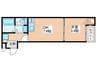 Ｐｒｏｓｐｅｒ　Ｈｏｍｅ桜木町 1DKの間取り