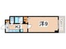 エトワール２５ 1Kの間取り