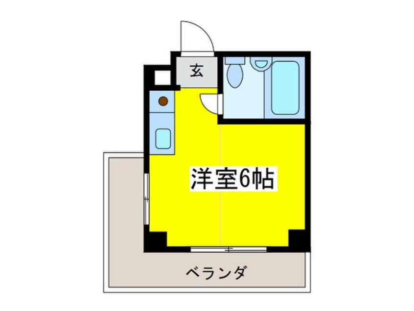 間取図 エグゼコ－ト天六