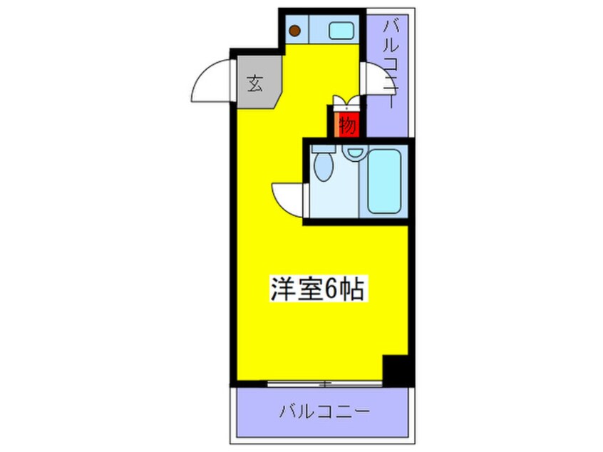 間取図 エグゼコ－ト天六