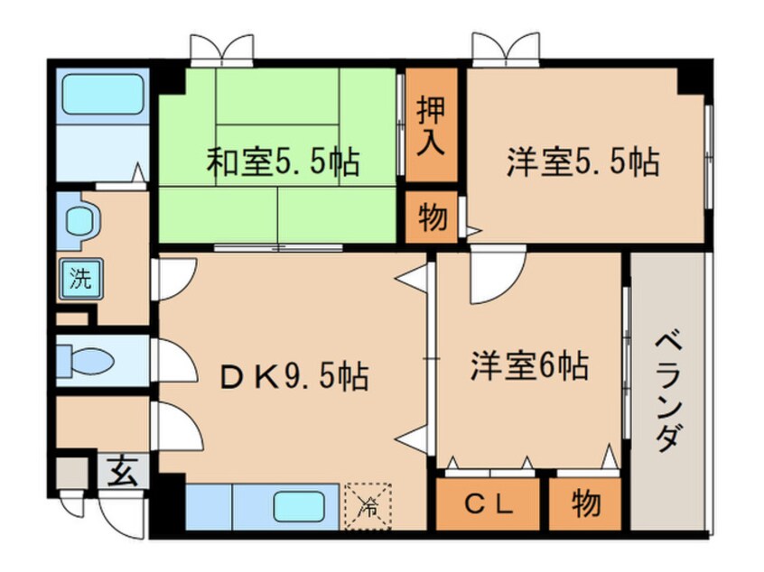 間取図 ラビリント川島