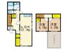 MAYUMIハウス321号館吉井 2LDKの間取り