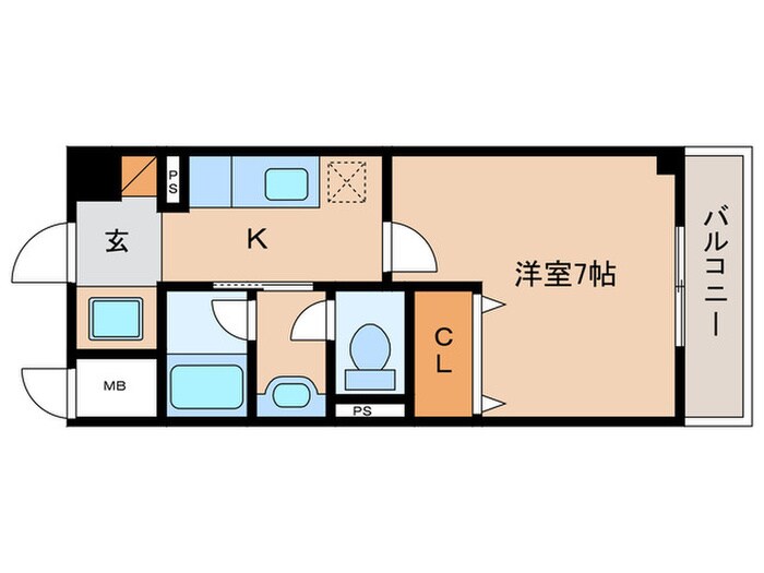 間取り図 エスポワール湧の上