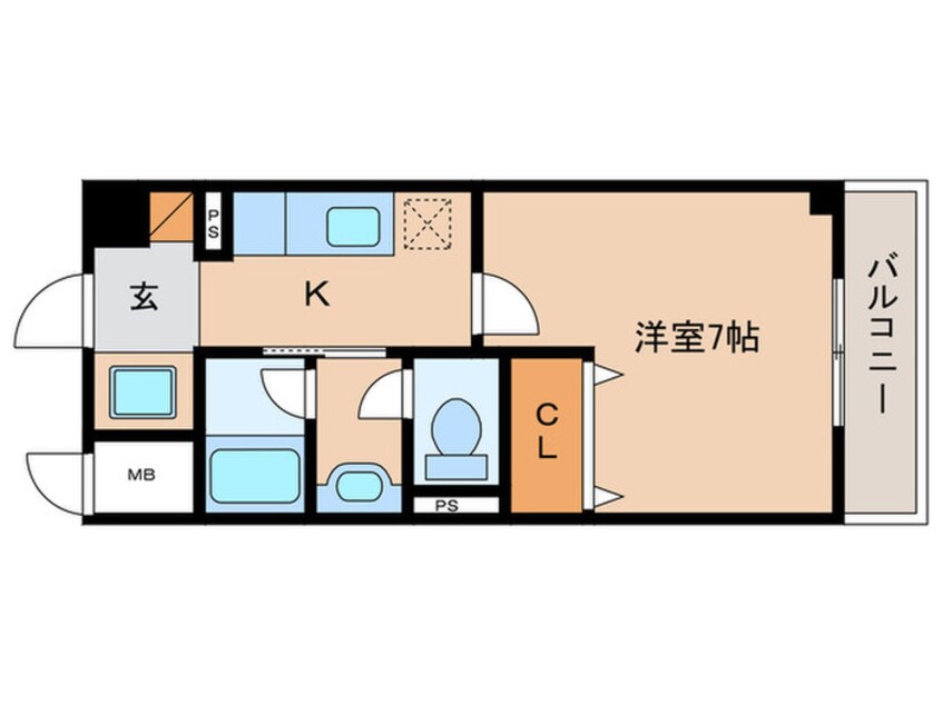 間取図 エスポワール湧の上