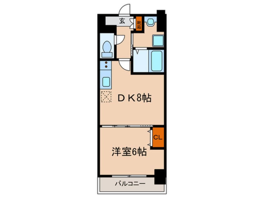 間取図 イクスコート大津駅前