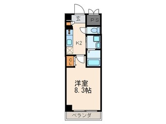 間取図 プレゼンス堀川