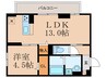 ジラソーレ 1LDKの間取り