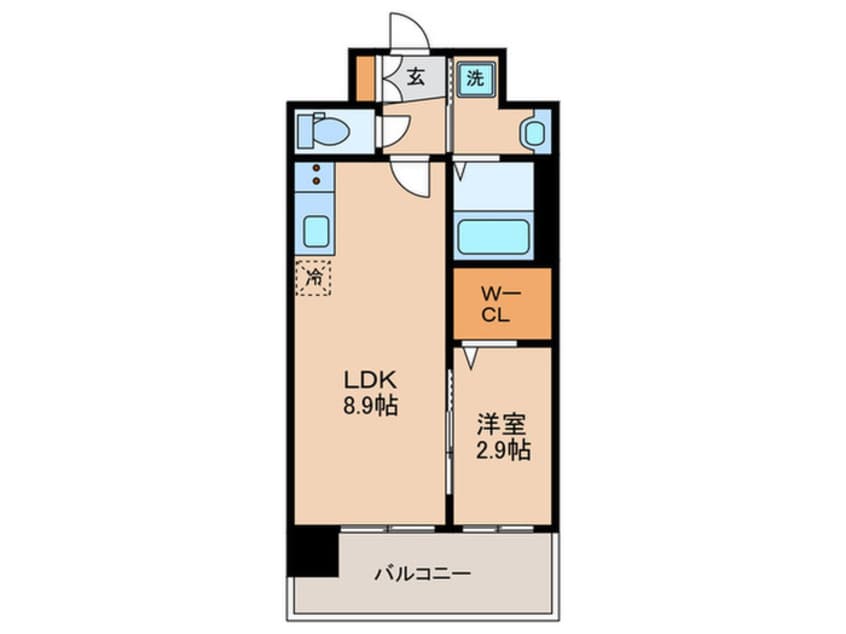 間取図 ソルテラス京都JUJO華(303)