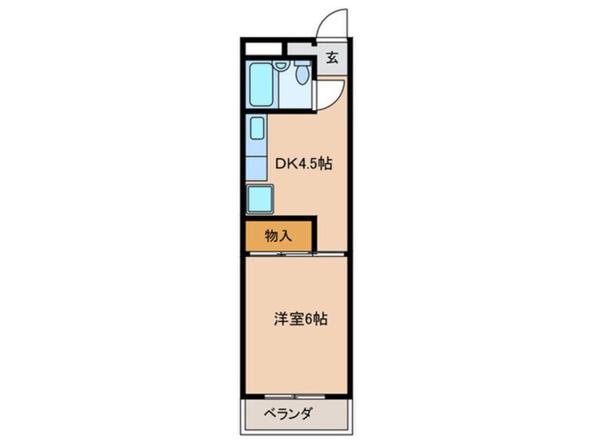 間取図 サンハイムフラワー