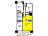 ﾌﾟﾗｳﾄﾞ千里山田ﾌﾛﾝﾄ(803) 3LDKの間取り