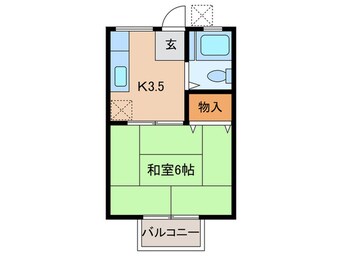 間取図 加藤ハイツ