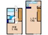 パークハウス 1LDKの間取り