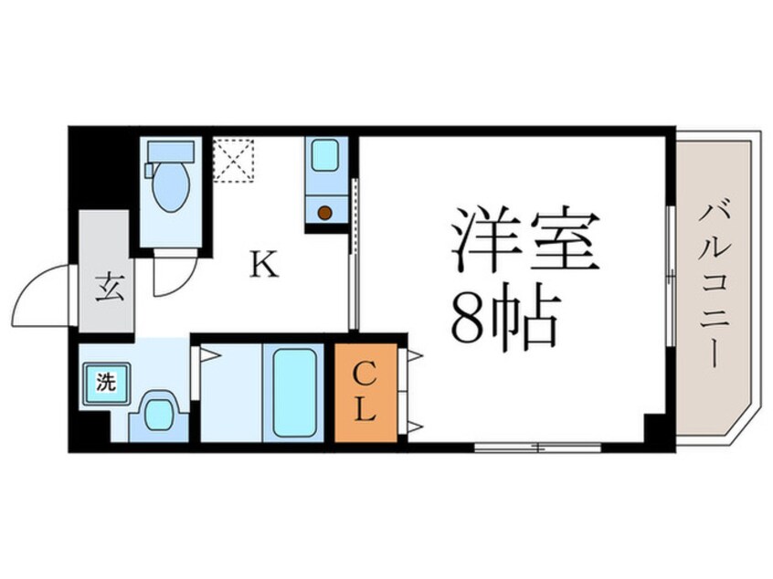 間取図 ルミエ－ル太秦