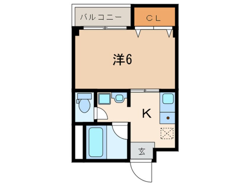 間取図 フォルム浦風町