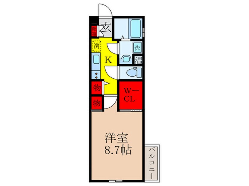 間取図 ゼニス天神