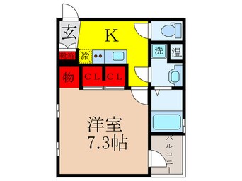 間取図 ゼニス天神