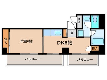 間取図 グランド－ル江戸堀