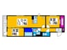 エスポワール古市 2LDKの間取り