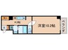 陽明館 1Kの間取り