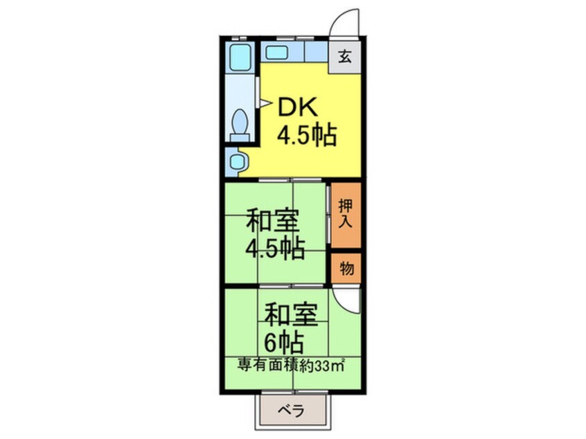 間取図 清和ﾏﾝｼｮﾝ