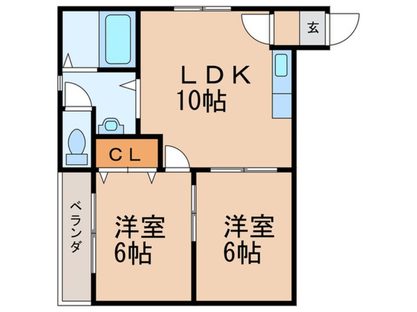 間取図 マイプラザ田島