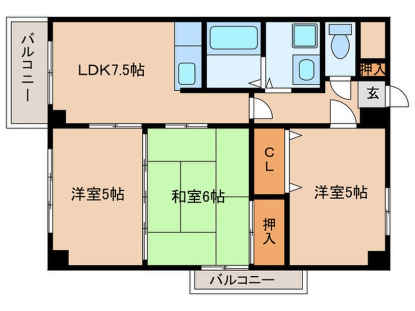 間取図 ル・シャトーノーブル