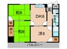 コンフォ－トグリ－ン 3DKの間取り