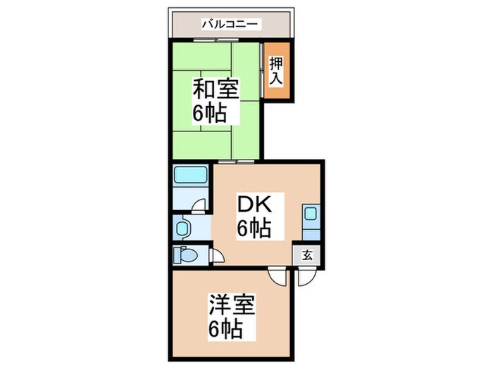 間取り図 岸田ハイツ