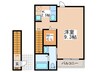 ラフォレスタ 1Kの間取り