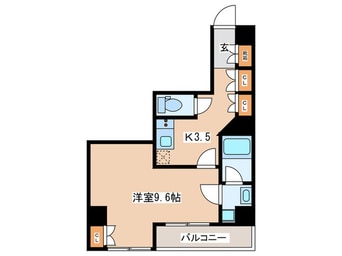 間取図 モンテノーム南堀江