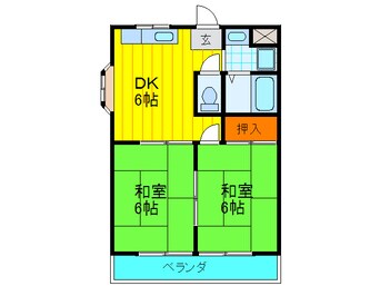 間取図 ＭＩＷＡ第３ビル