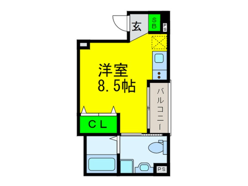 間取図 オリエントシティ・K