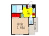 マンション てりは 1Kの間取り