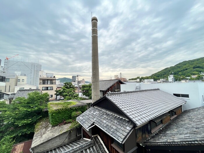 室内からの展望 マンション てりは