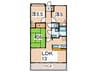 ソニオ２１ 3LDKの間取り