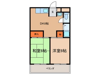 間取図 エクセレント北梅田