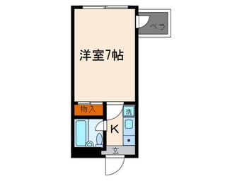 間取図 ステュディオフラット室町