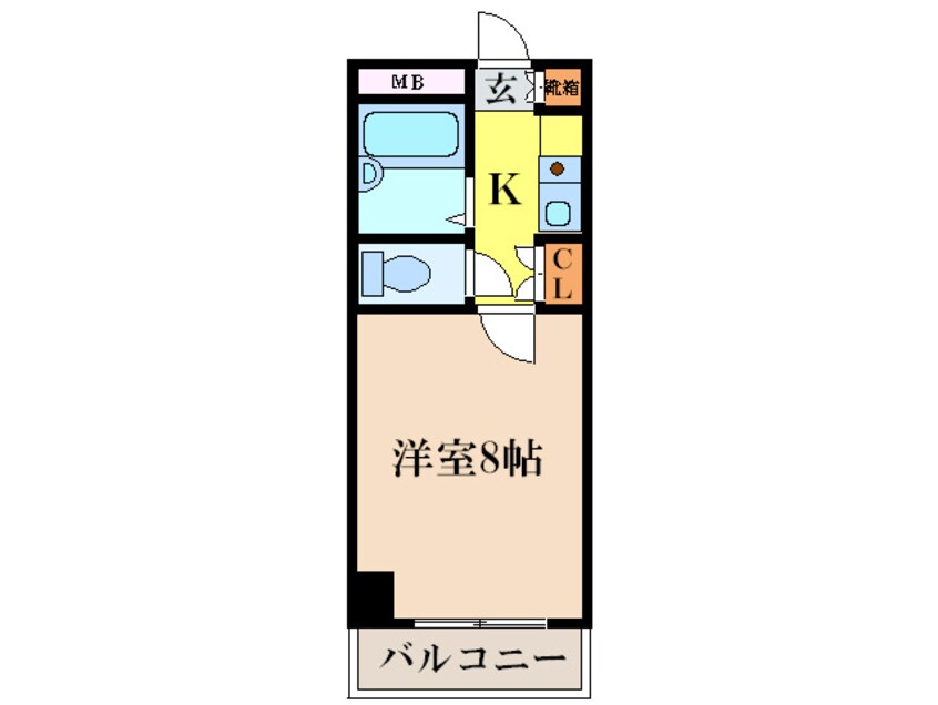 間取図 フォンティ－ヌ南三国
