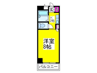 間取図 フォンティ－ヌ南三国