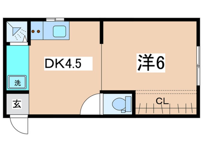 間取図 パレスハイツ